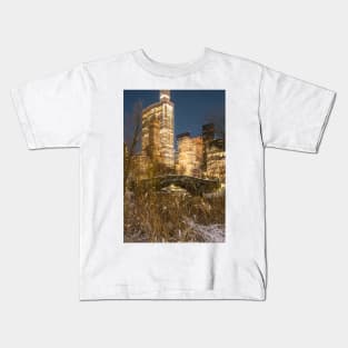 New York Gapstow Bridge Kids T-Shirt